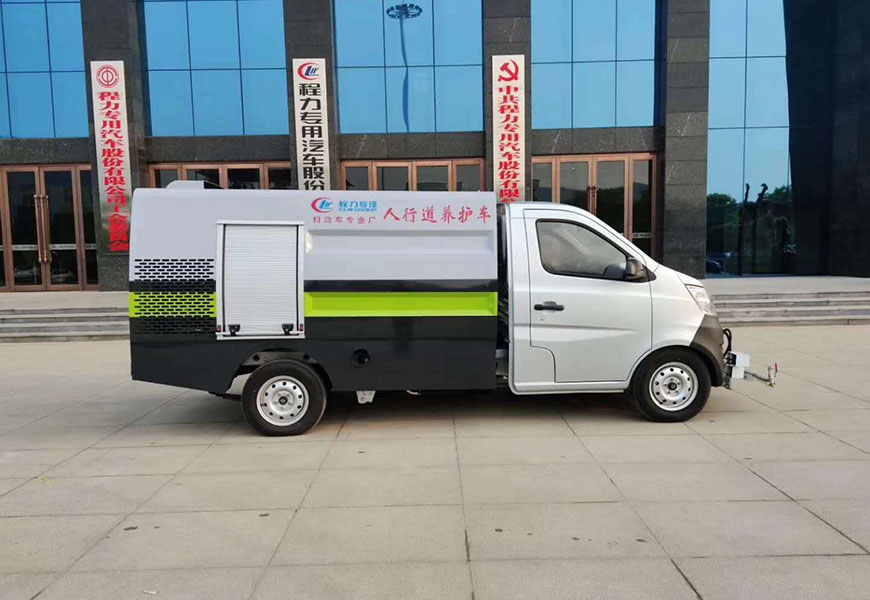 長安小型高壓清洗車側(cè)方圖