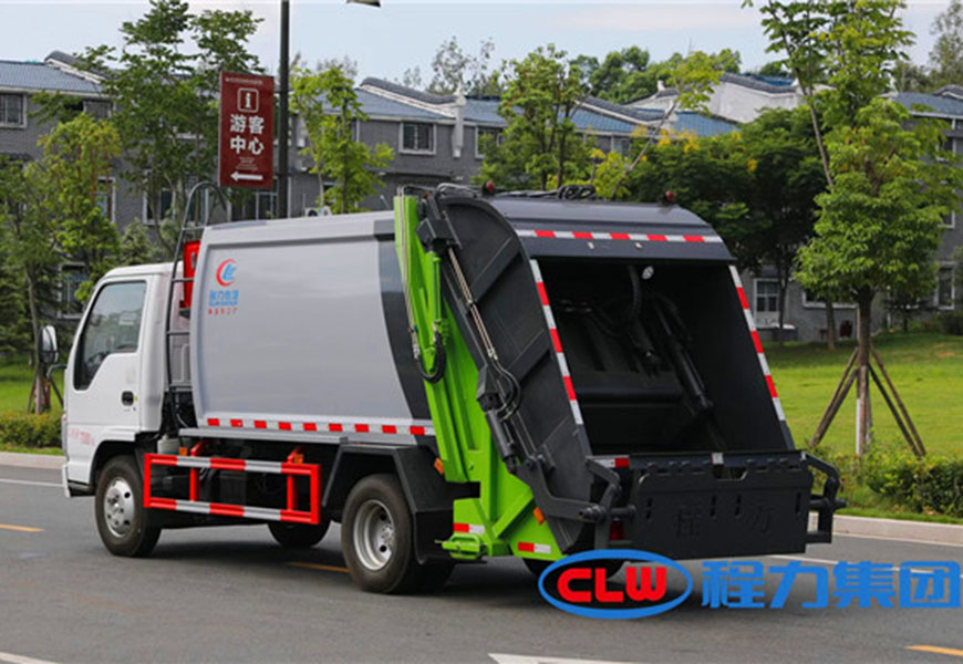 五十鈴6方壓縮垃圾車(chē)圖片
